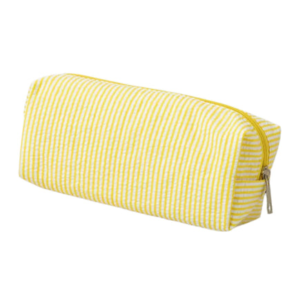 Pencil Case Aesthetic Pencil Pouch for Women Pencil Case Small (Striped blue)
