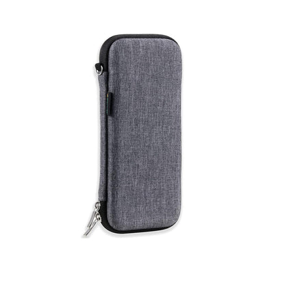Upgraded Hard Pencil Case Box for Adults,Durable Pen Carrying Case with Zipper-Black