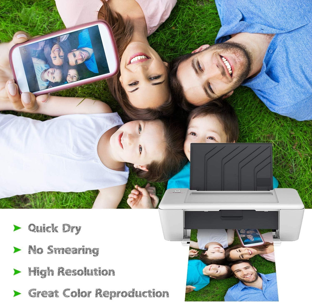 Koala Photo Paper Resin Coated 8.5x11 In Glossy Photo Printer Paper 72lb