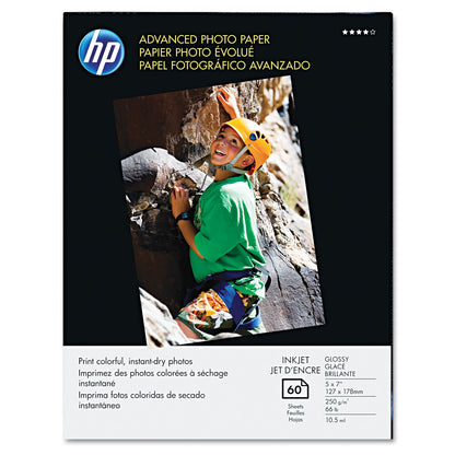 HP Advanced Photo Paper, Glossy, 8.5x11 in, 50 sheets (Q7853A)