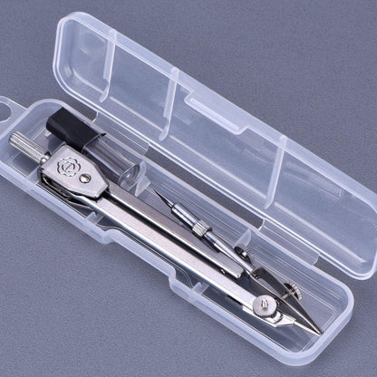 EBOOT Drawing Compass and 6 in Protractor Geometry Set, Clear
