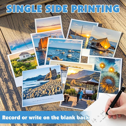150 Sheets Glossy Photo Paper, 8.5in x 11in, 200GSM / 54lb