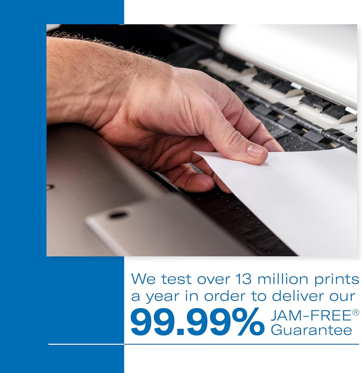 Hammermill Printer Paper, Premium Inkjet & Laser Paper 24 Lb, 8.5 x 11-5 Ream (2,500 Sheets) - 97 Bright, Made in the USA, 166140C