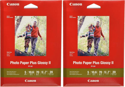 CanonInk 1432C003 Photo Paper Plus Glossy II 8.5" x 11" 20 Sheets