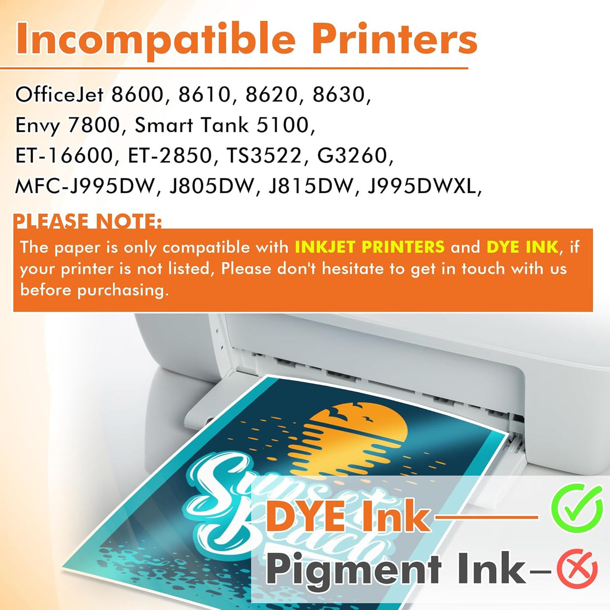 Koala Glossy Thin Inkjet Paper 8.5x11 Inches 100 Sheets 30LB