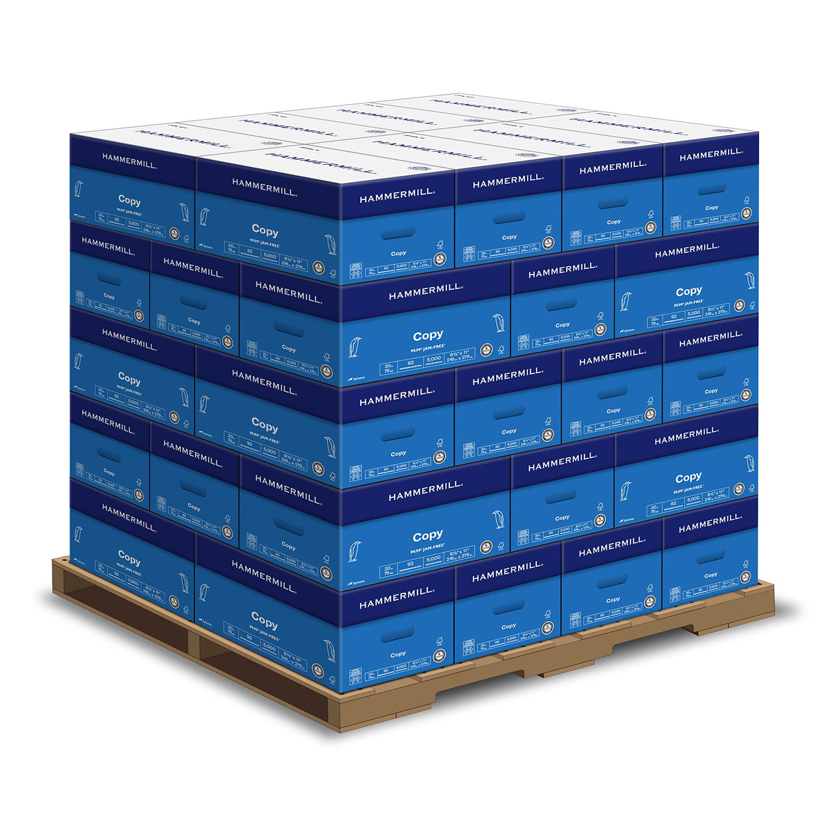 Hammermill Printer Paper, 20 lb Copy Paper, 8.5 x 11 - 10 Ream (5,000 Sheets) - 92 Bright, Made in the USA