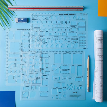 Mr. Pen- House Plan, 3 pcs, Interior Design and Furniture Templates