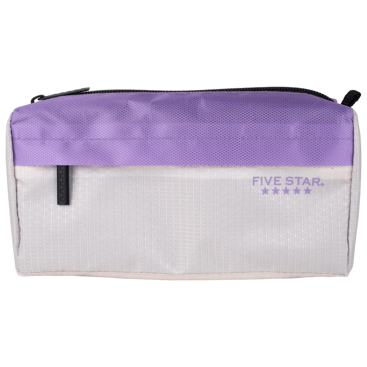 Five Star Pencil Pouch, Pen Case, 9-Pocket Zipper Pouch, Storage Organizer for School Supplies Earbuds Chargers Cables Makeup, Pink/Terracotta (500213F-ECM)