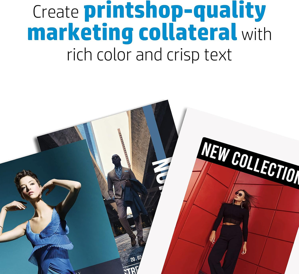 HP Professional Business Paper, Glossy, 8.5x11 in, 52 lb, 150 sheets, works with laser printers (4WN10A)