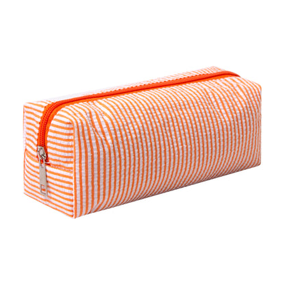 Cute Pencil Case Capacity Pencil Pouch Aesthetic Pen Bag Office Stationery Organizer Simple Sturdy Multifunctional Cosmetic Pouch (Navy blue)