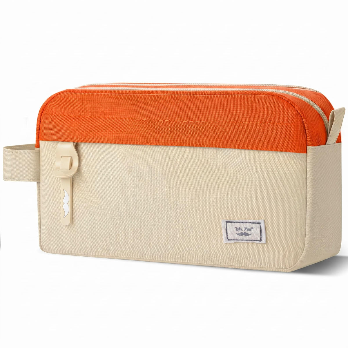 Mr. Pen- High Capacity Pencil Case, Large Pencil Pouch with 3 Compartments and 2 Pockets, Large Pencil Bag with Smooth Zipper, Cute Pencil Case Pouch Organizer, School Supplies for Teens