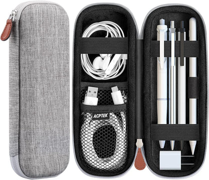 AGPTEK Case Holder for Apple Pencil, Slim PU Hard Leather Carrying Pouch