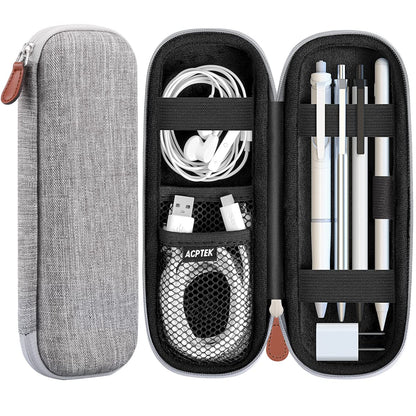 AGPTEK Case Holder for Apple Pencil, Slim PU Hard Leather Carrying Pouch
