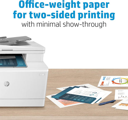 HP Everyday Business Paper, Glossy, 8.5x11 in, 32 lb, 150 sheets, works with laser printers (4WN08A)