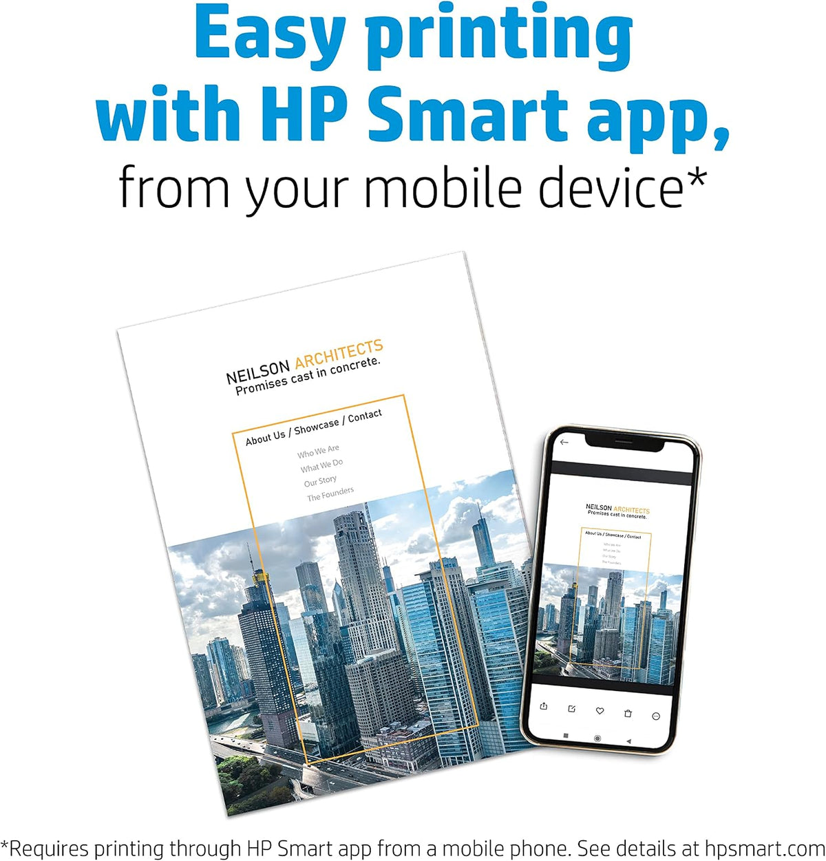 HP Professional Business Paper, Glossy, 8.5x11 in, 52 lb, 150 sheets, works with laser printers (4WN10A)
