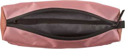 Five Star Pencil Pouch, Pen Case, 9-Pocket Zipper Pouch, Storage Organizer for School Supplies Earbuds Chargers Cables Makeup, Pink/Terracotta (500213F-ECM)