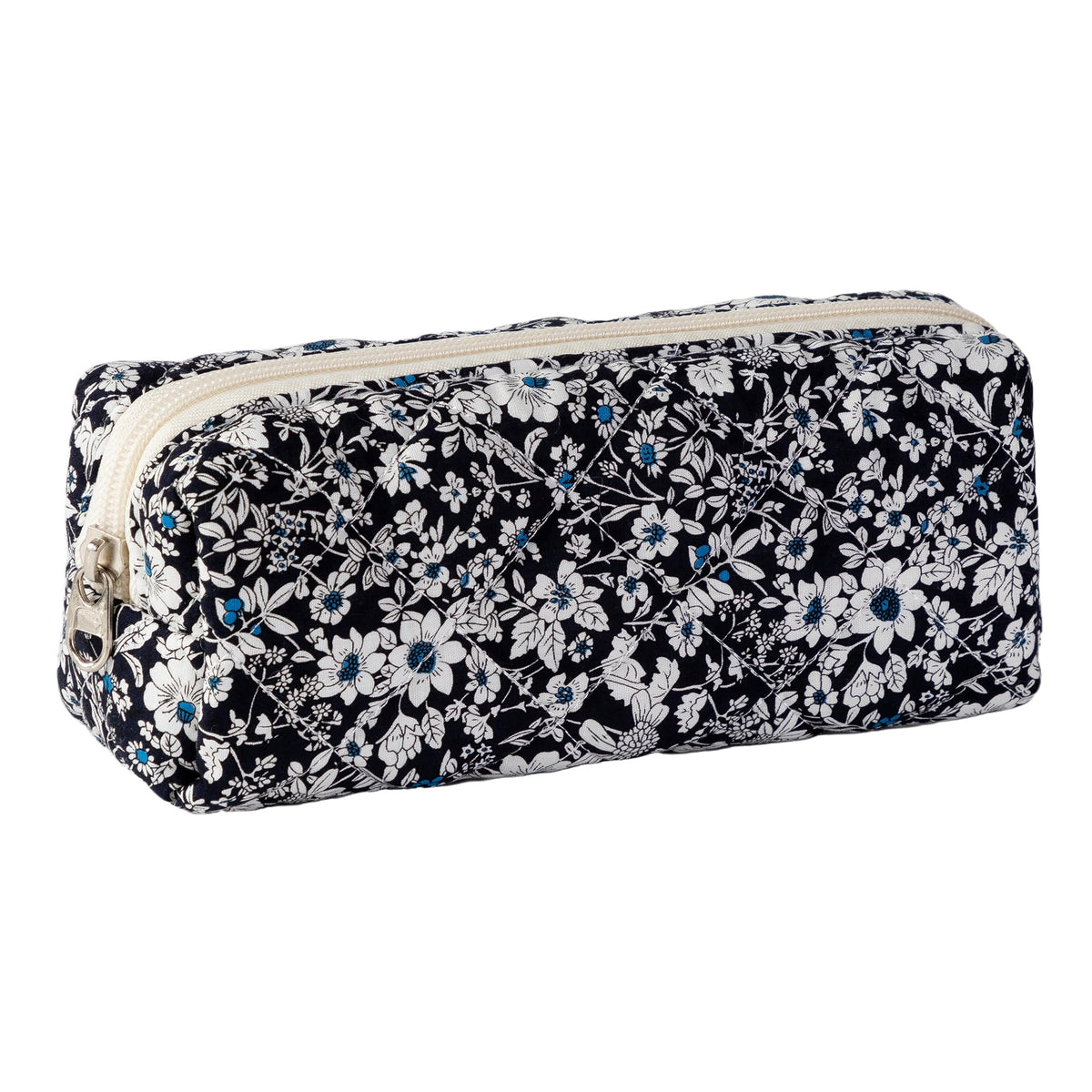 Pencil Case Office College School Storage Bag Pouch Holder Box Organizer Makeup Pouch Cosmetic Bag Aesthetic Cute Pen Case for Girls Boys Kids (Pink floral prints)