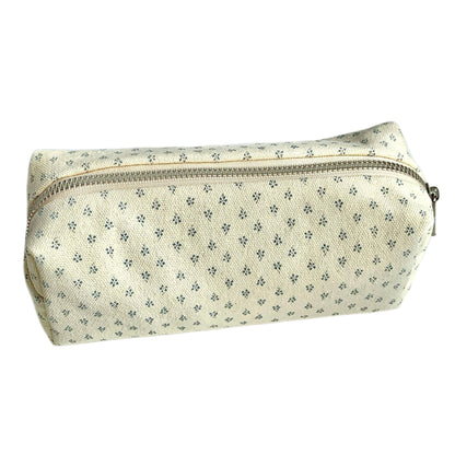 Pencil Case Aesthetic Pencil Pouch for Women Pencil Case Small (Striped blue)