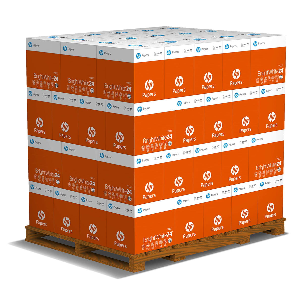 HP Papers | 8.5 x 11 Paper | BrightWhite 24 lb |1 Ream - 500 Sheets| 100 Bright | Made in USA - FSC Certified | 203000R