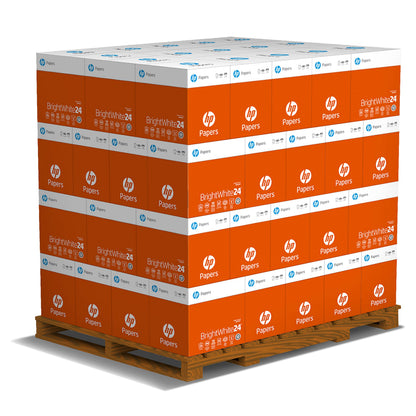 HP Papers | 8.5 x 11 Paper | BrightWhite 24 lb |1 Ream - 500 Sheets| 100 Bright | Made in USA - FSC Certified | 203000R