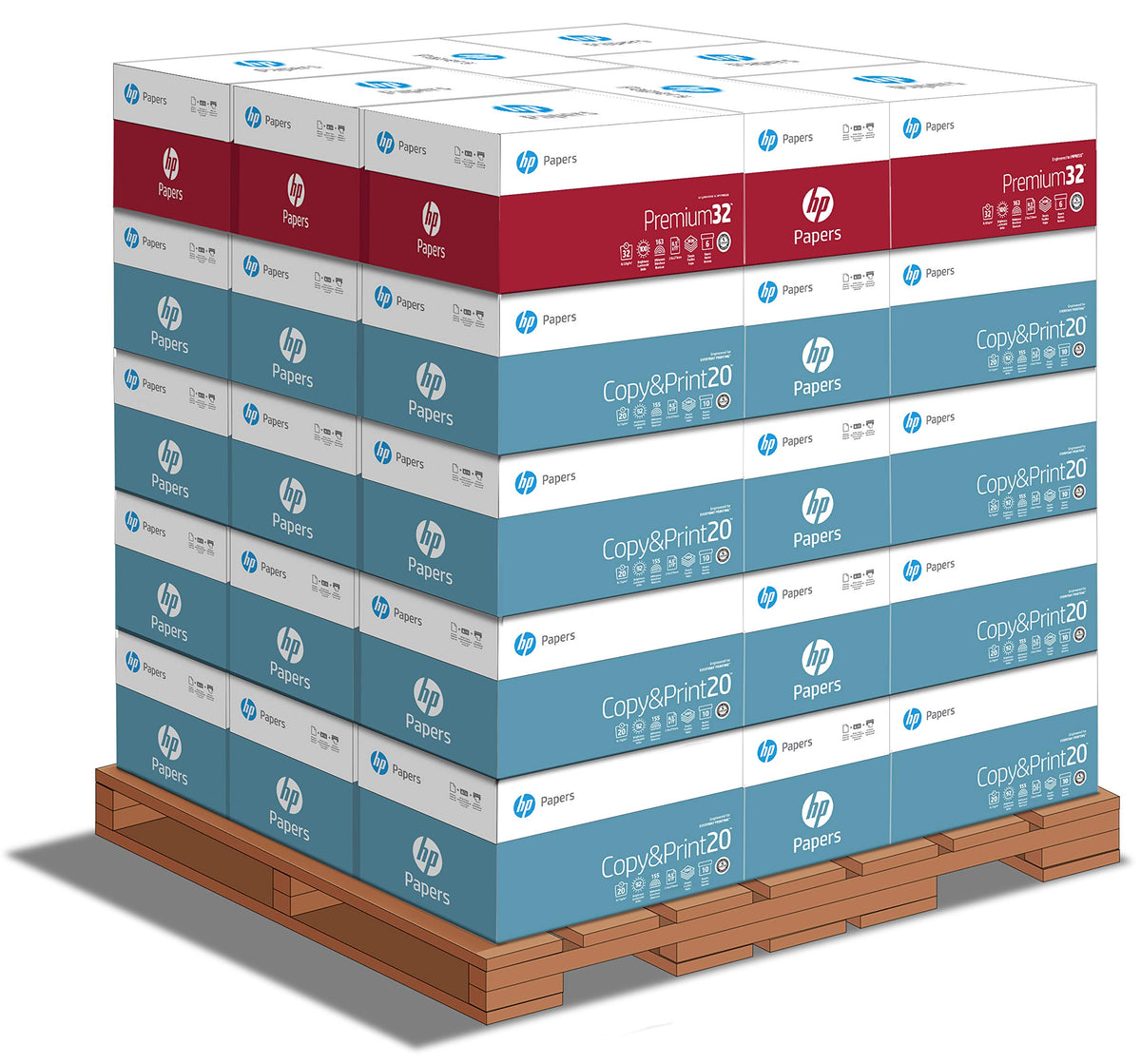 HP Paper Printer | 8.5 x 11 Paper | Premium 32 lb | 1 Ream - 500 Sheets | 100 Bright | Made in USA - FSC Certified | 113100R