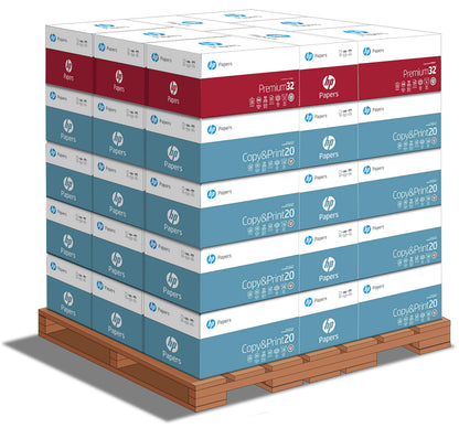 HP Paper Printer | 8.5 x 11 Paper | Premium 32 lb | 1 Ream - 500 Sheets | 100 Bright | Made in USA - FSC Certified | 113100R
