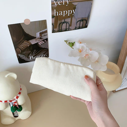 Cute Pencil Case Aesthetic Student Pencil Pouch Coin Pen Pouch Cosmetic Bag Office Stationery Organizer For Kids Teen School
