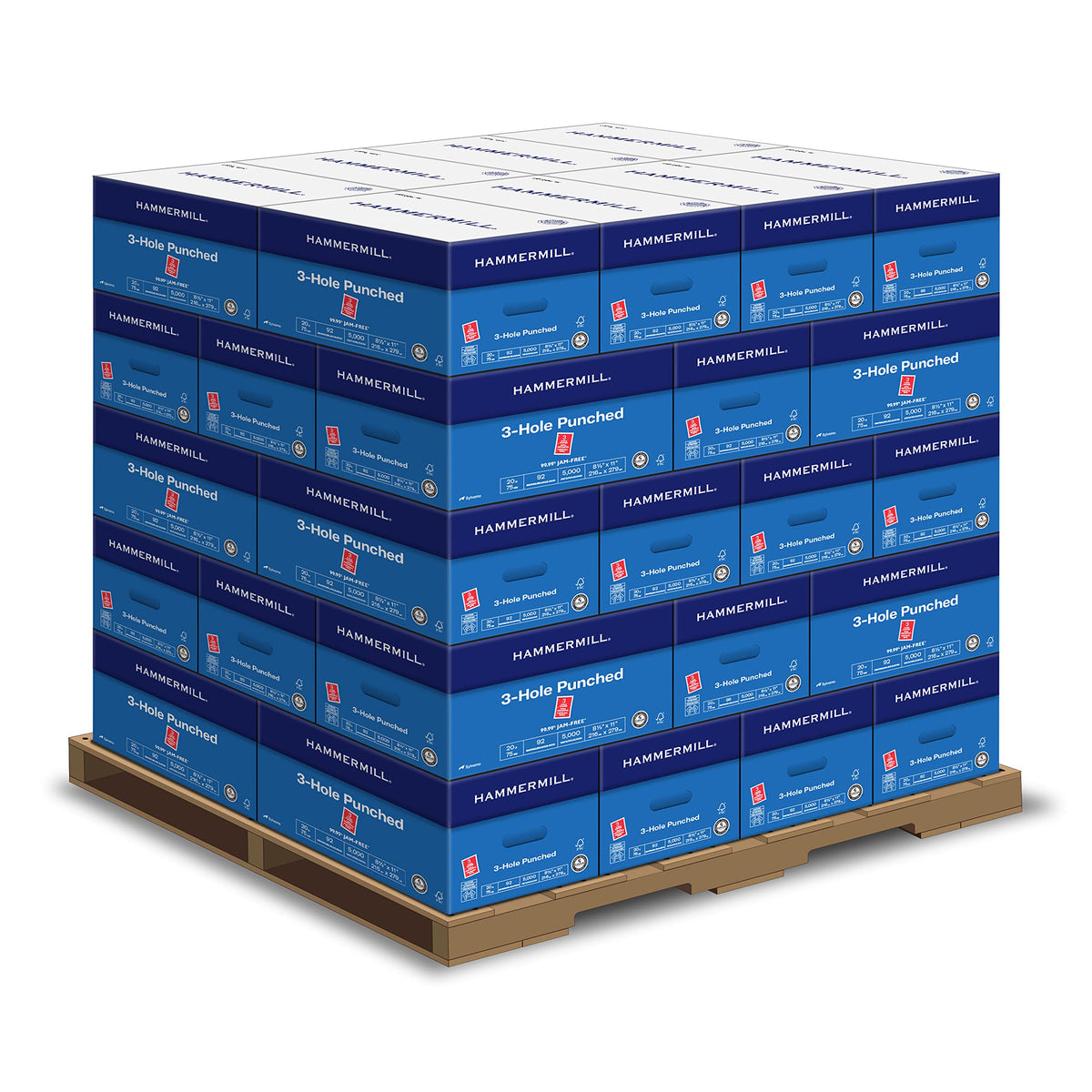 Hammermill Printer Paper, 20 lb Copy Paper, 8.5 x 11-3 Ream (1,500 Sheets) - 92 Bright, Made in the USA