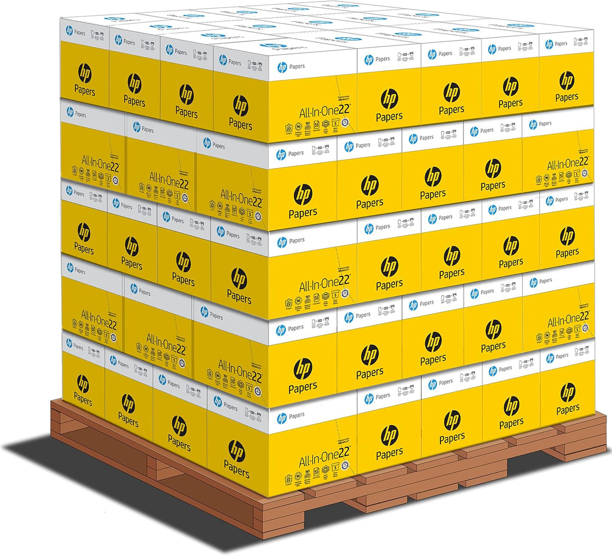 HP Papers | 8.5 x 11 Paper | All In One 22 lb | 1 Mega Ream - 750 Sheets | 96 Bright | Made in USA - FSC Certified | 207750R