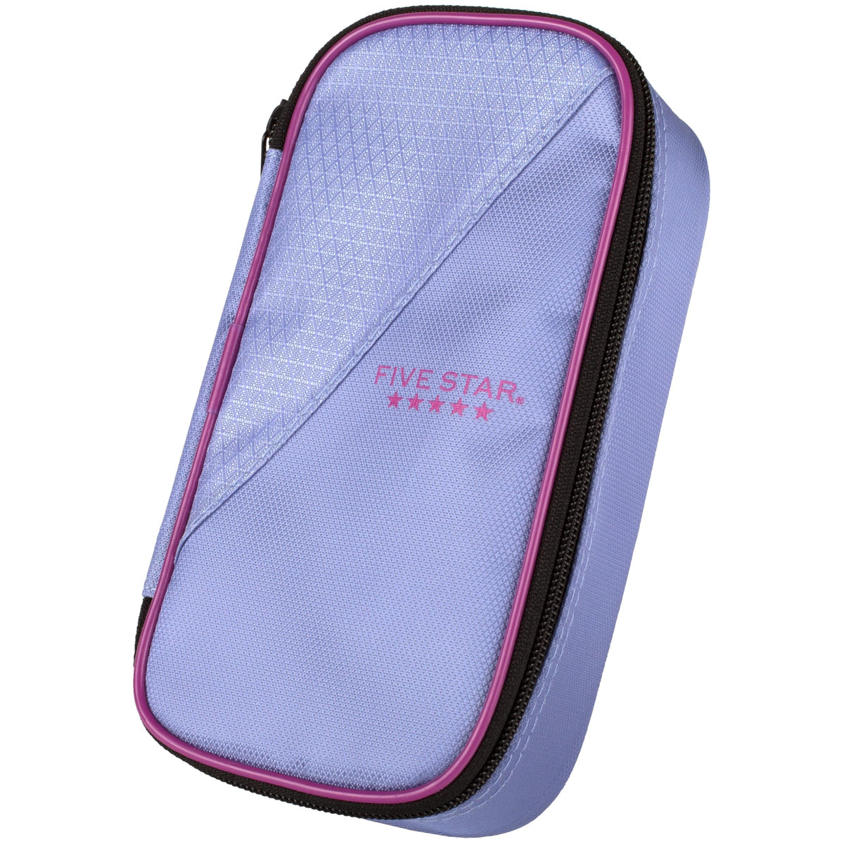 Five Star Pencil Pouch, Pen Case, High-Capacity Zipper Pouch, Storage Organizer for School Supplies Earbuds Chargers Cables Makeup, Blue/Denim (500212F-ECM)
