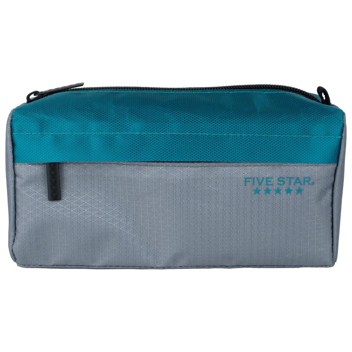 Five Star Pencil Pouch, Pen Case, 9-Pocket Zipper Pouch, Storage Organizer for School Supplies Earbuds Chargers Cables Makeup, Pink/Terracotta (500213F-ECM)