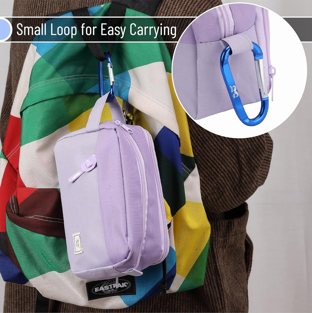 Mr. Pen- High Capacity Pencil Case, Large Pencil Pouch with 3 Compartments and 2 Pockets, Large Pencil Bag with Smooth Zipper, Cute Pencil Case Pouch Organizer, School Supplies for Teens