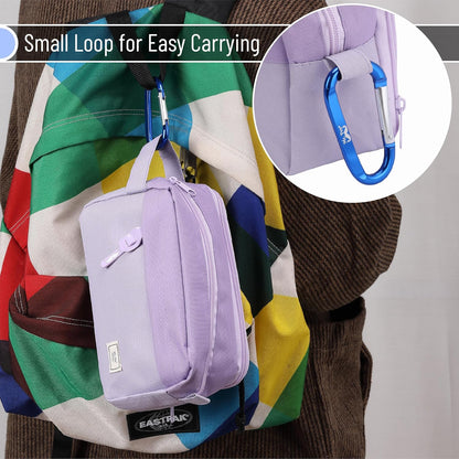 Mr. Pen- High Capacity Pencil Case, Large Pencil Pouch with 3 Compartments and 2 Pockets, Large Pencil Bag with Smooth Zipper, Cute Pencil Case Pouch Organizer, School Supplies for Teens